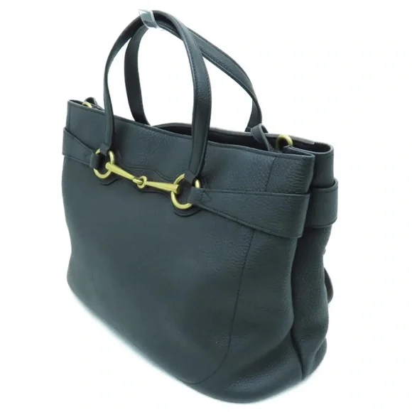 💎✨ LIKE NEW✨💎 3way business Gucci elegant tote crossbody LEATHER grainy - Picture 5 of 13